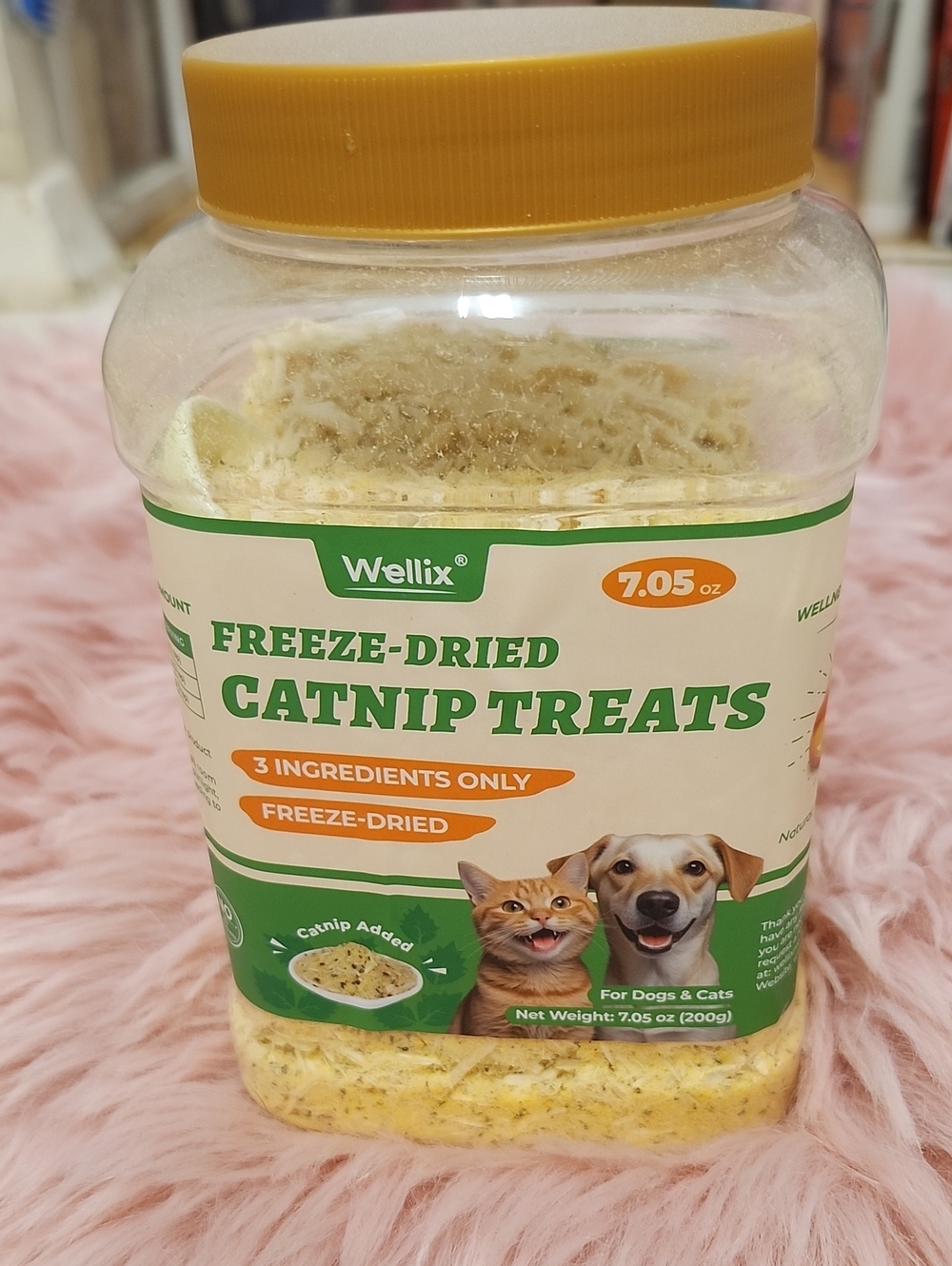 Brand New WELLIX FREEZE-DRIED CATNIP TREATS FOR CATS & DOGS